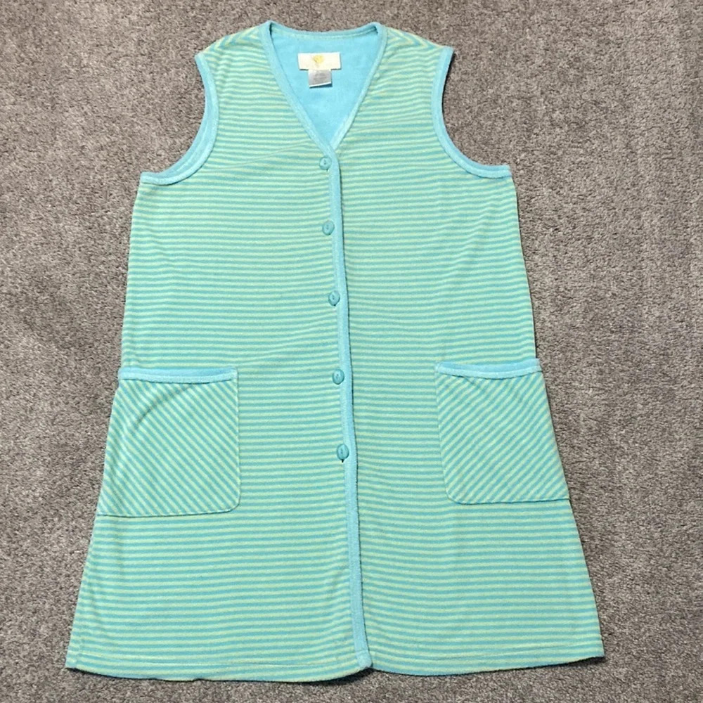 Stanherman Vintage Terry Swim Beach Coverup M